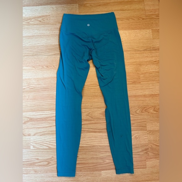 🦄 Lululemon Align Pant II *25" Capri | SIZE: 6 deep teal - Picture 4 of 5